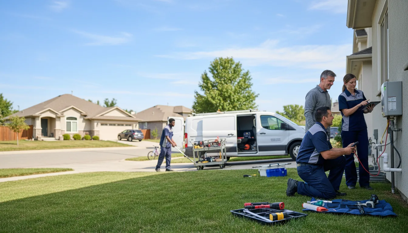 Tankless water heater service in La Feria, TX